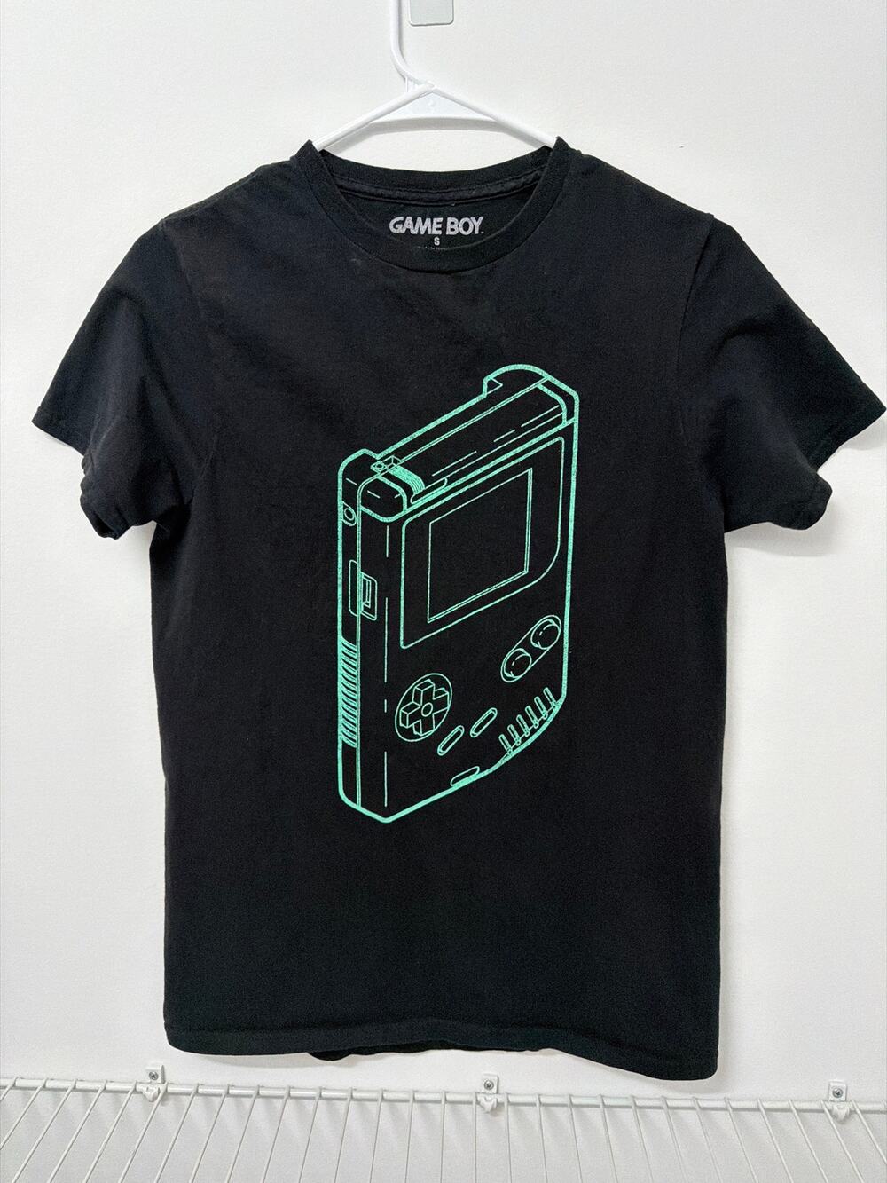 Gameboy Retro Style Shirt - Size S - Cotton